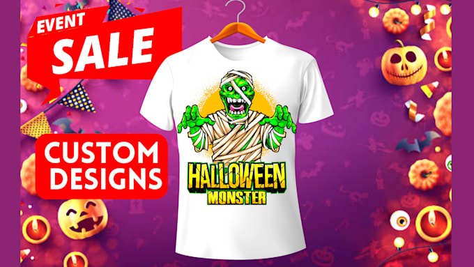 create halloween t shirt design for halloween