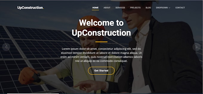 be your creative modern front end web developer using HTML,bootstrap,reactjs