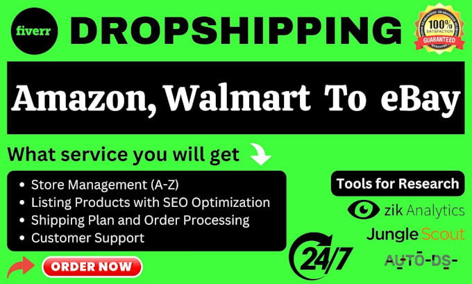 do amazon walmart to ebay dropshipping virtual assistant