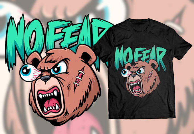 create bold streetwear tshirt design in skate punk style