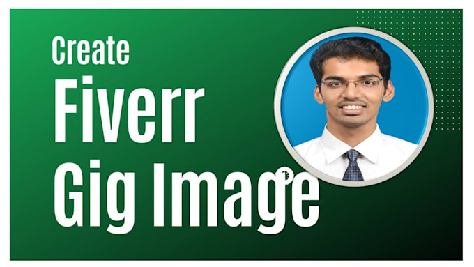 create a fiverr gig title, description, thumbnail and tags