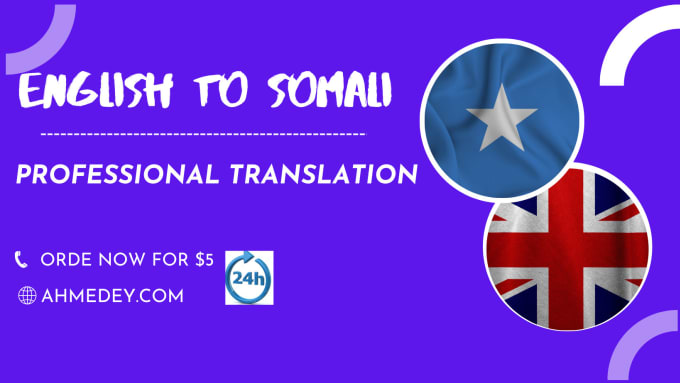 Translate Your Document From English To Somali Or Vice, 55% OFF