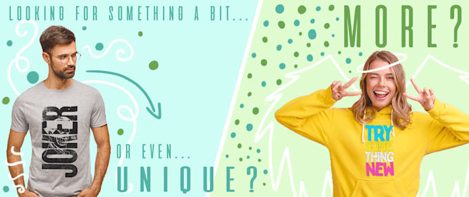 design a social media or website banner for you