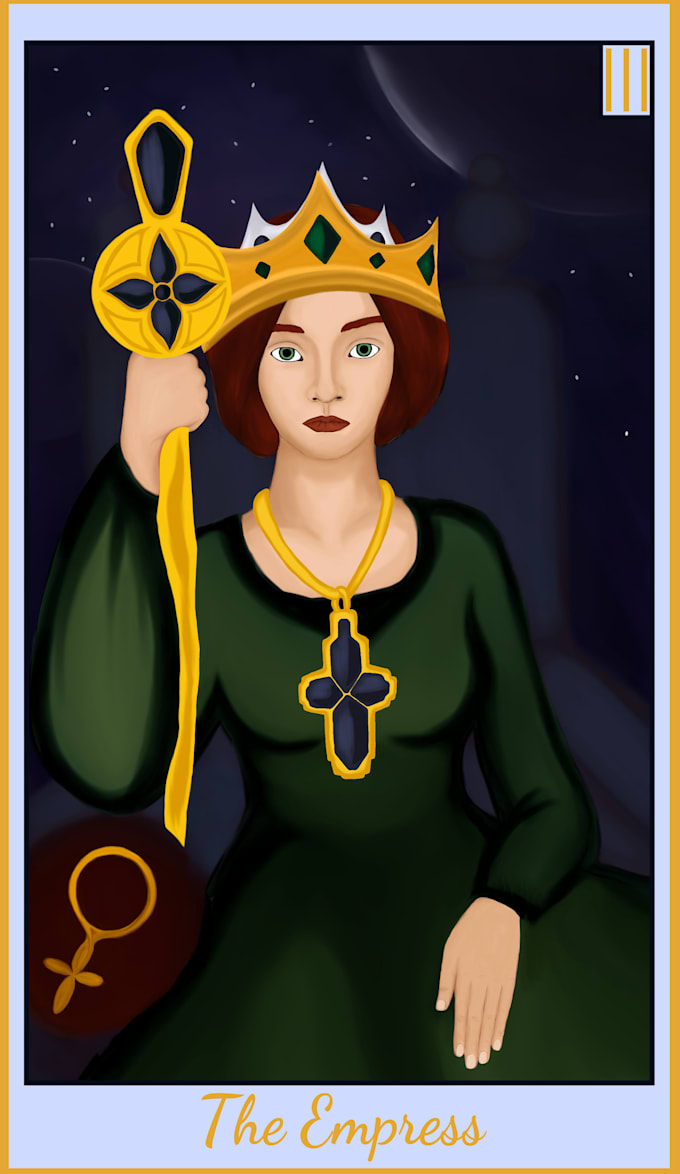 Paint tarot cards deck by Anastasciana Fiverr