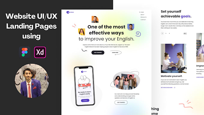 Design responsive website ui ux using figma, adobe xd, psd by Webexx ...