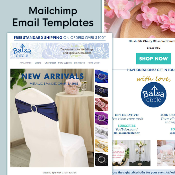 Create mailchimp email templates by Milanllela Fiverr