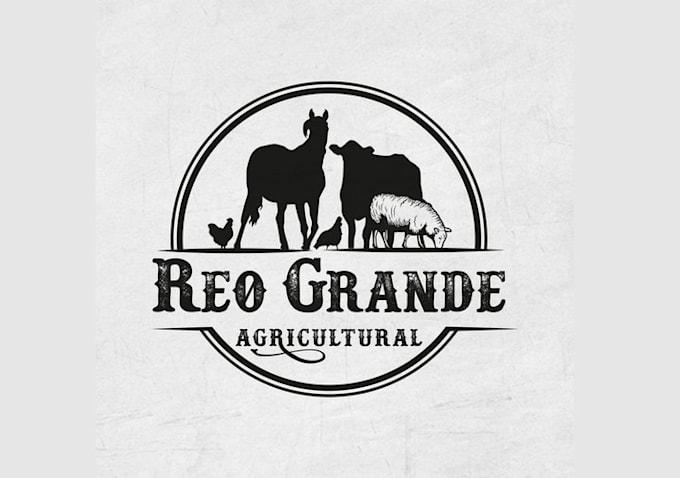 design beautiful animals sheep logo in illustrator