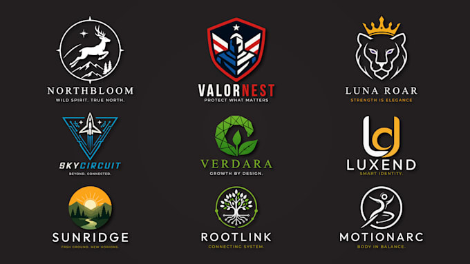 do catchy 3d flat business logo design for your brand