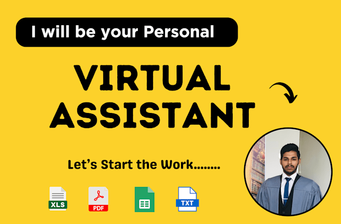be your professional virtual assistant for web research and data entry