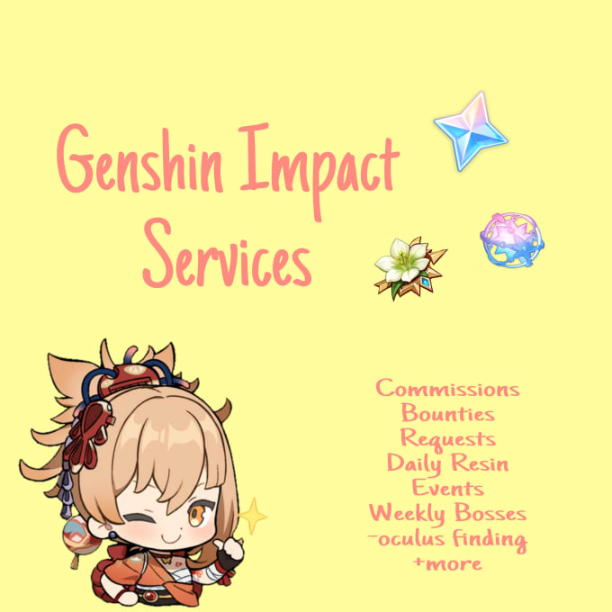 Play genshin impact for you by Modair872 Fiverr