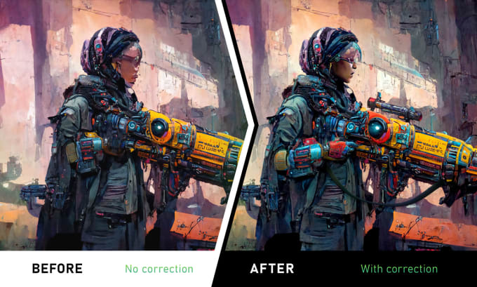 fix or edit art generated by ai