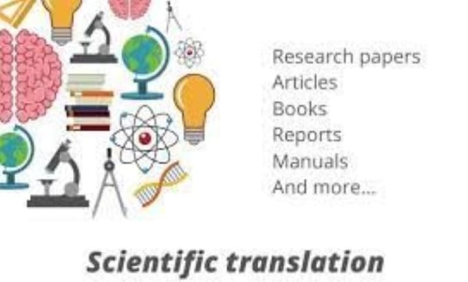 translate medical or scientific texts in english and french