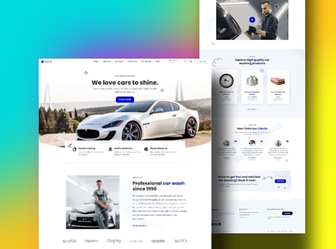 Design duda, wix, shopify, godaddy, webflow, squarespace, weebly ...