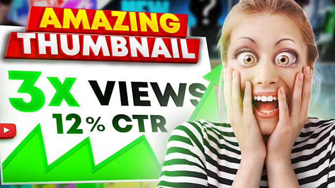 do a eye catching youtube thumbnail