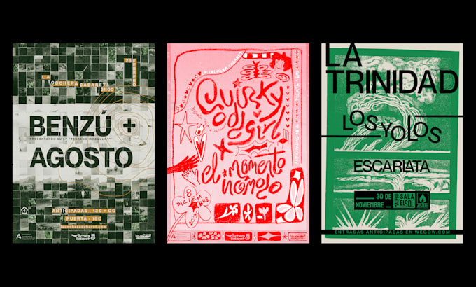 design a poster or flyer for your band, gig, show, tour, or event