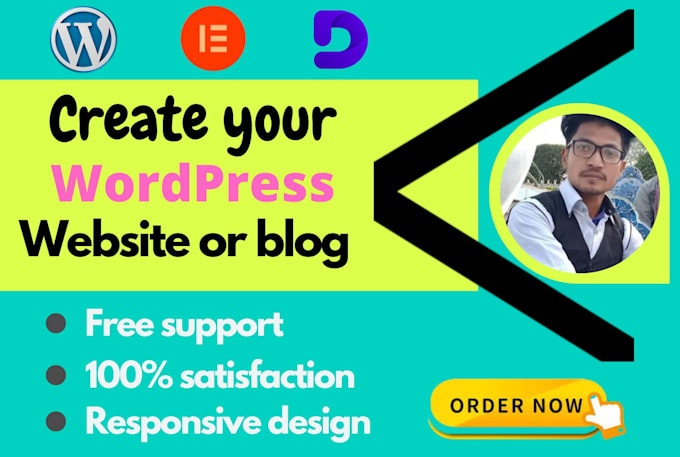 create a wordpress website, blog website, and business website