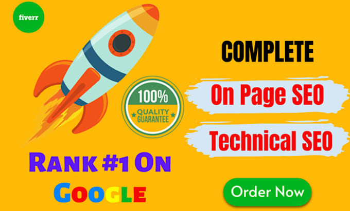do complete onpage SEO and technical optimization service for google top ranking