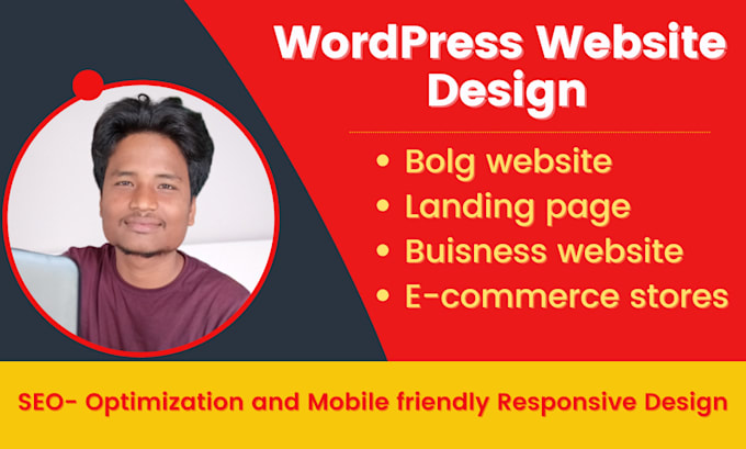 design and develop full responsive wordpress website for you