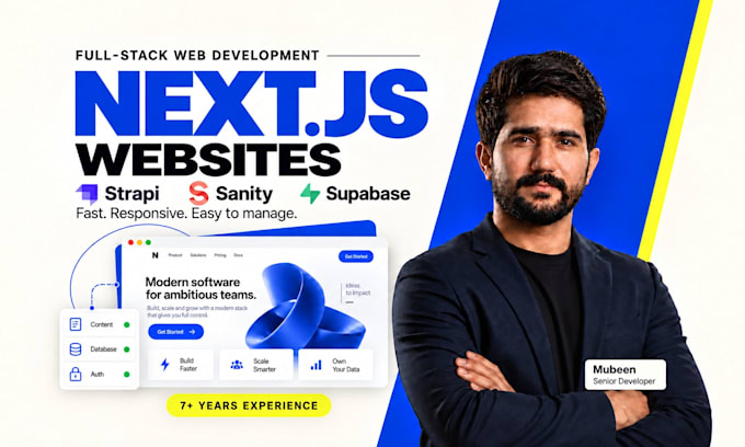do strapi, sanity or supabase integration with react, nextjs