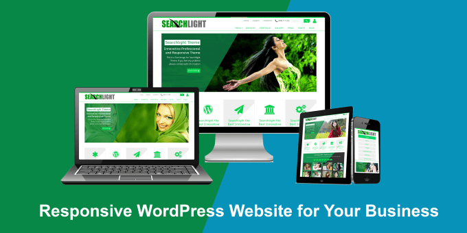 design landing page or single page website