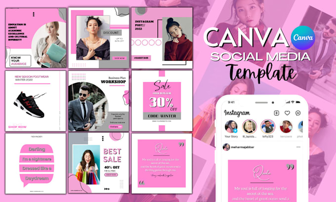 Design social media posts, canva templates for your brand by ...