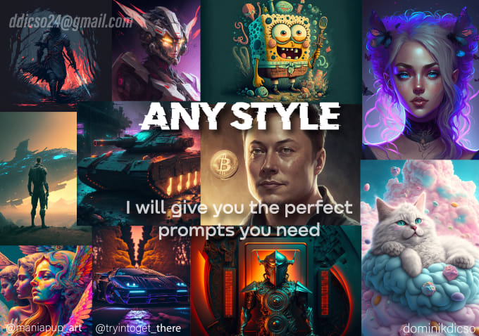 I will create ai generated art for you with the prompt