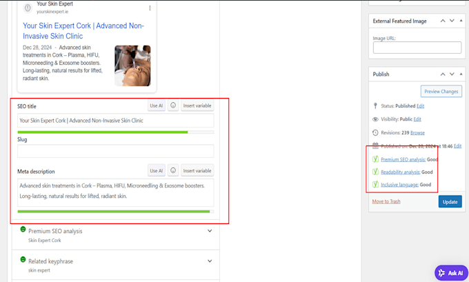 do advanced wordpress on page seo optimization