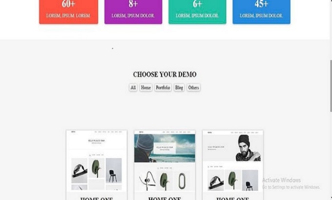 Make you a website with html5 css3 sass and bootstrap v5 by ...
