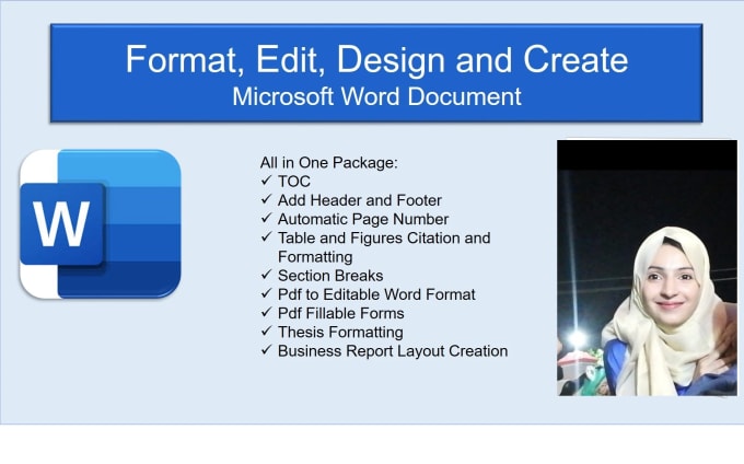 Do microsoft word document formatting, typing, edit word by Naila