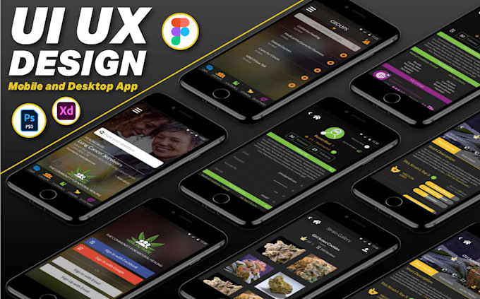 Modern web website, mobile app ui ux design, mobile ui designer in ...