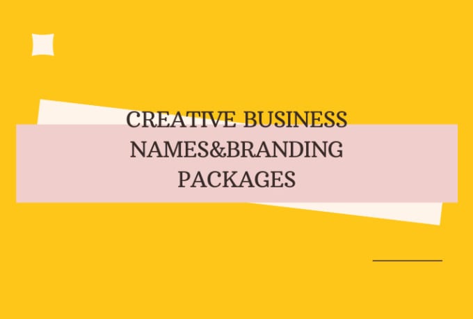 Create unique brand names and slogans by Angagehadil | Fiverr