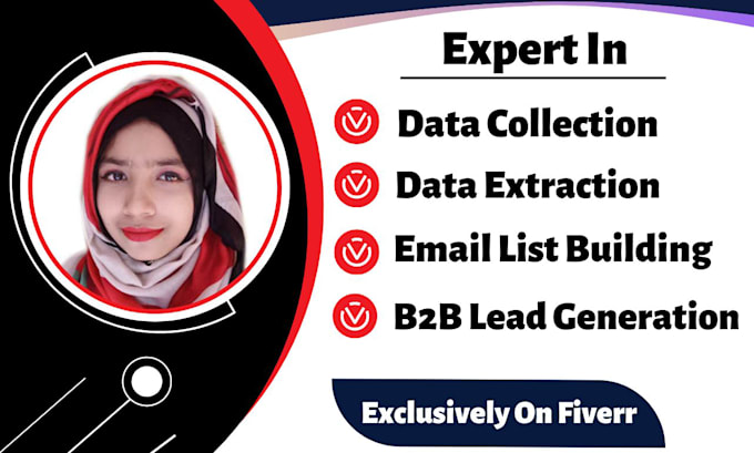 b2b lead generation, data collection and email list building