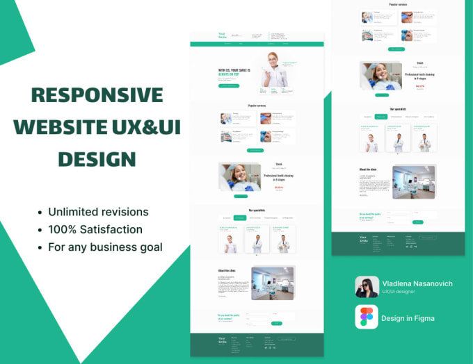 Create a stylish responsive design for your website by Vladlenaweb | Fiverr