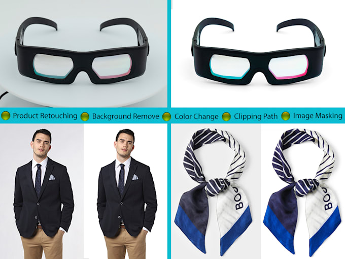 do background removal, clipping path, and image retouching in photoshop