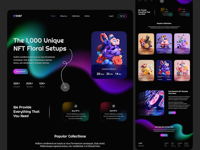 Top 5! I will design unique modern landing pages for your business  for $500