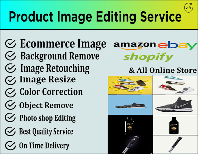 ecommerce photo editing for online shop