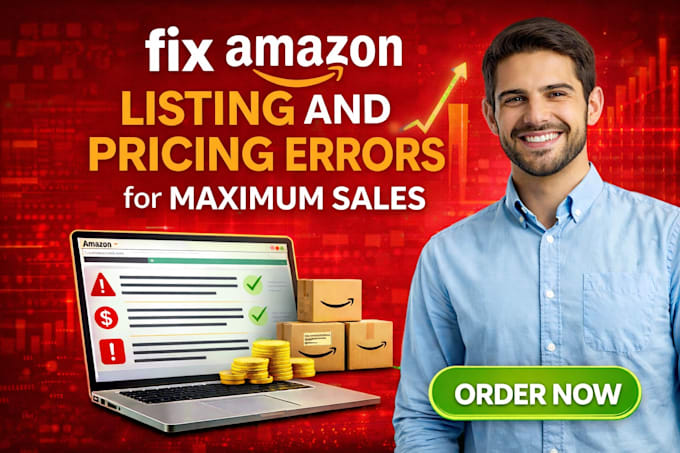 fix amazon listing and pricing errors for maximum sales
