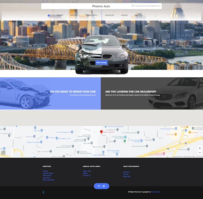 Build a car dealership website by Teamscreen Fiverr