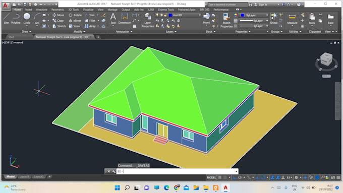 Do autocad drawing of houses and floor plans by Natnaielyoseph | Fiverr