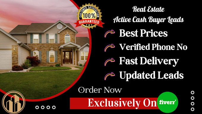 provide real estate lead generation service with skip tracing