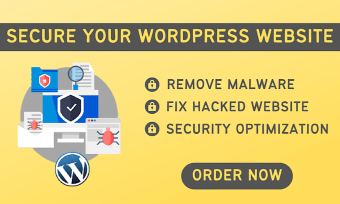 secure wordpress website, malware removal, fix hacked website