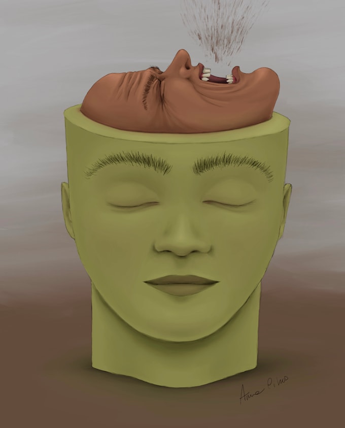 draw strange concepts and characters