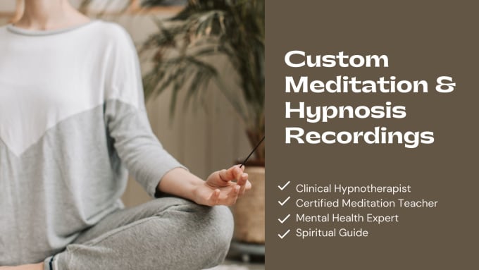 Record a custom meditation, hypnosis, or yoga nidra script by Katyalovejoy