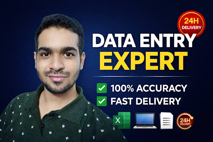 do accurate excel data entry,data cleaning,copy paste and web research