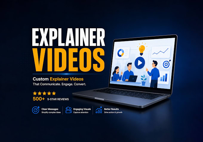 create a custom 2d animated explainer video