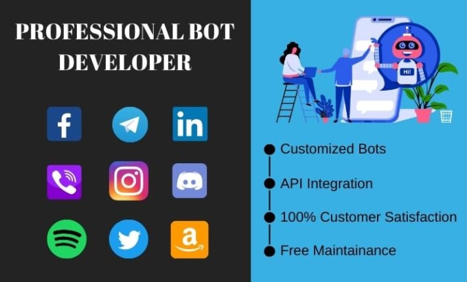 Develop custom bots with integration by Diksha_2020 | Fiverr