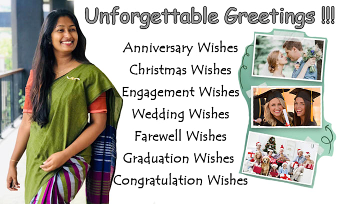 do unique, cute and professional greetings within 5 hours