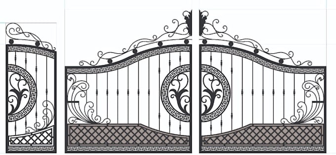 make wrought iron gate door and grill designs