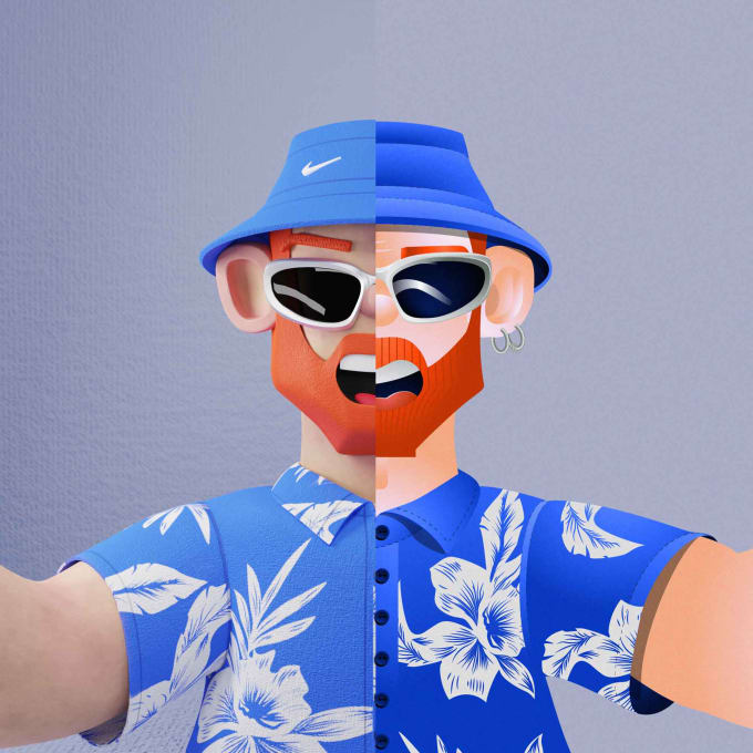 Create your 3d or 2d icon avatar for a profile picture by ...