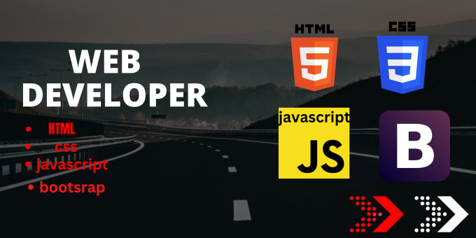 Develop a responsive html css javascript bootstrap website by ...